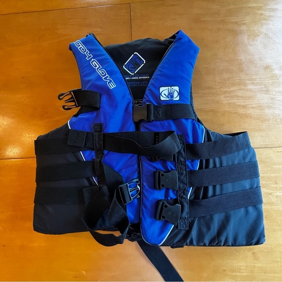 Body Glove L/Xl Type 111 flotation aid blue black wakeboarding fest - Picture 1 of 9